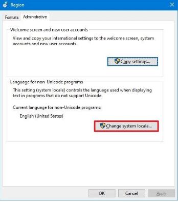 مشکل تغییر زبان کیبورد ویندوز 10