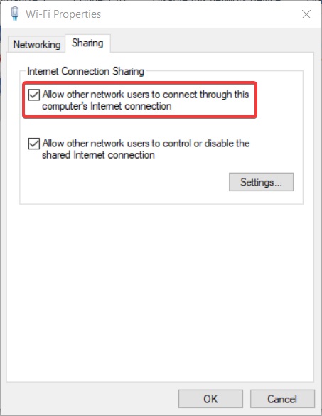 اشتراک گذاری اینترنت لپ تاپ در ویندوز 10 از طریق Command Prompt