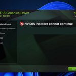 آموزش ۱۱ روش رفع ارور NVIDIA Installer Cannot Continue