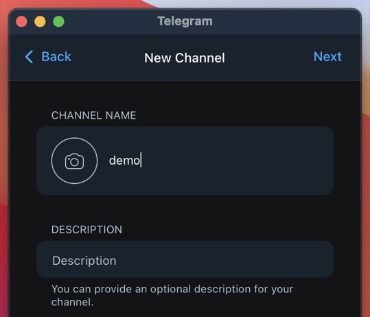 ساخت کانال تلگرام ویندوز