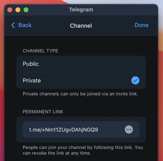 ساخت کانال تلگرام اندروید