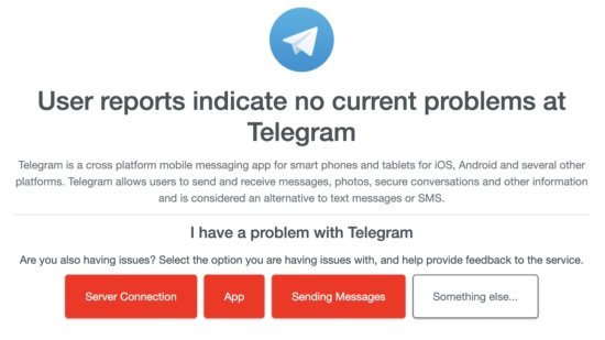 خراب بودن سرورها علت ارور Internal Server Error در تلگرام