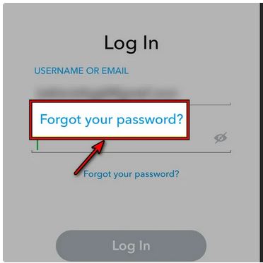 رمز عبور اسنپ چت را ریست کنید