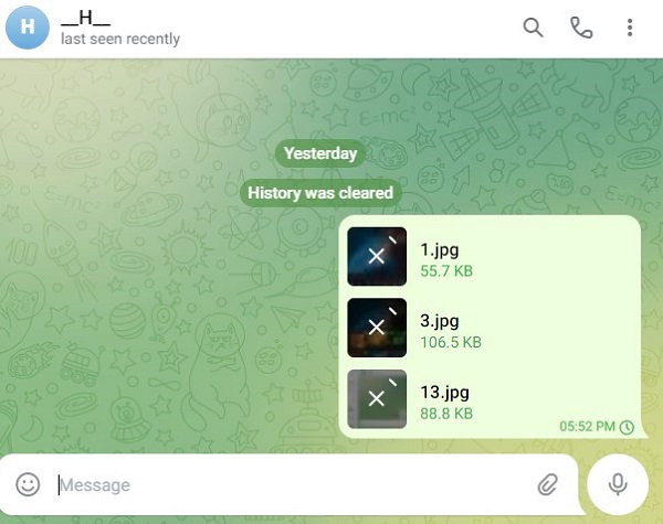 فرستادن عکس با کیفیت بالا در تلگرام